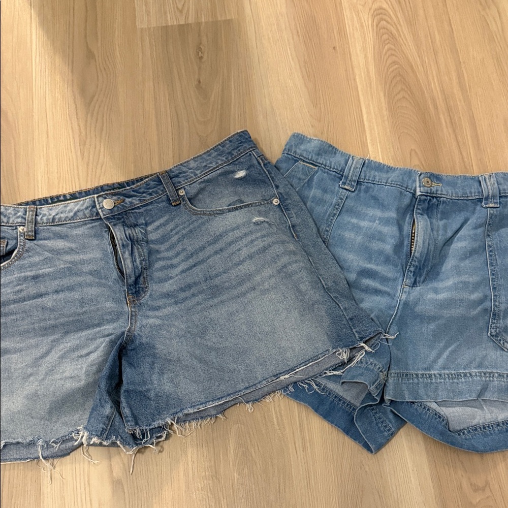 Two Pairs of Denim Shorts